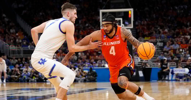 Illinois guard Kylan Boswell vs. Kentucky