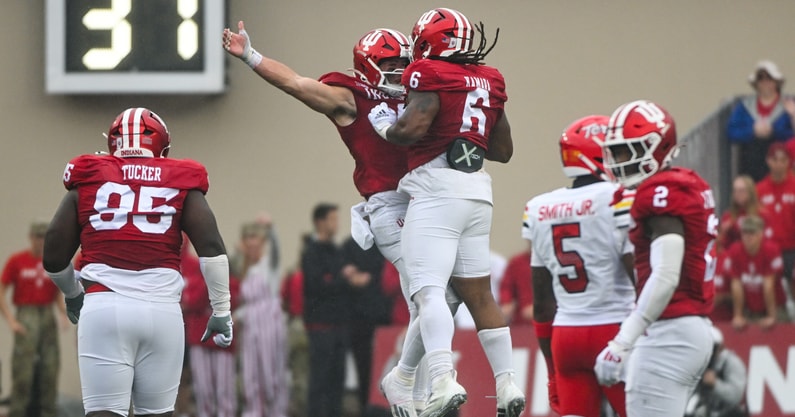 NCAA Football: Maryland at Indiana