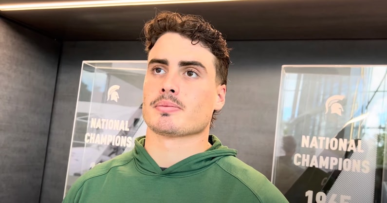 Michigan State captain LB Sam Edwards.
