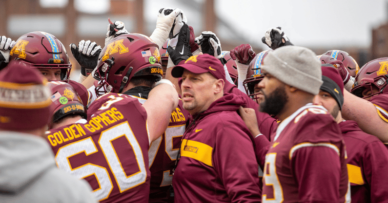Minnesota huddle