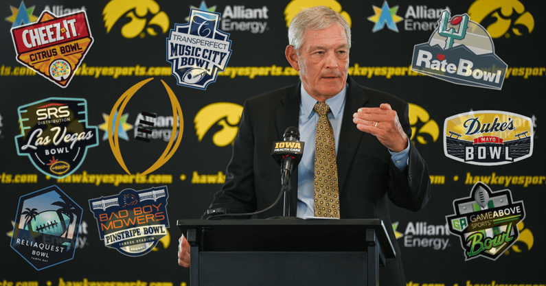 Which bowl game will the Hawkeyes appear in this season? (Photo by Dennis Scheidt)