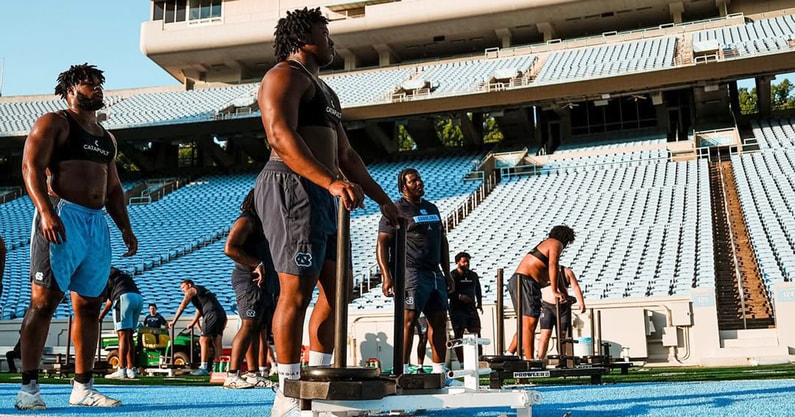 UNC football players