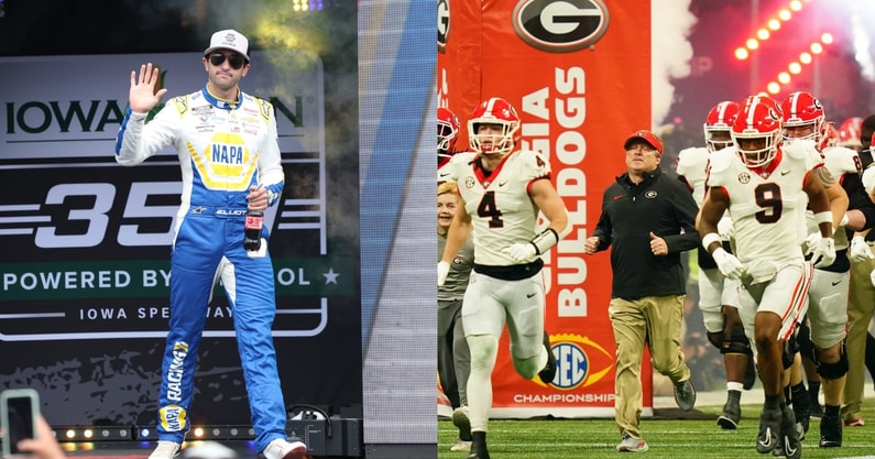 Chase Elliott Georgia bulldogs football