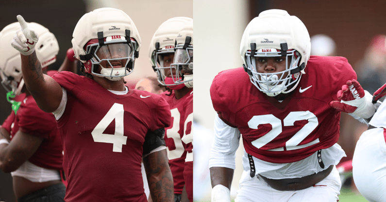 Alabama RB Daniel Hill and DL LT Overton