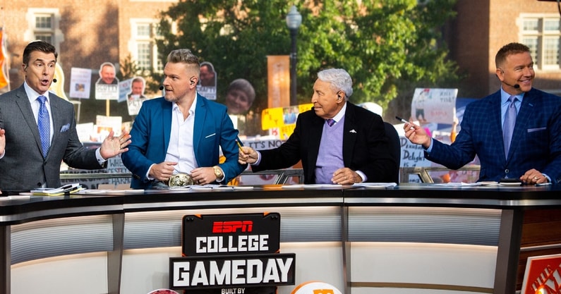 The ESPN College GameDay crew predicted the LSU vs. Clemson winner (Photo: © Brianna Paciorka/News Sentinel / USA TODAY NETWORK)