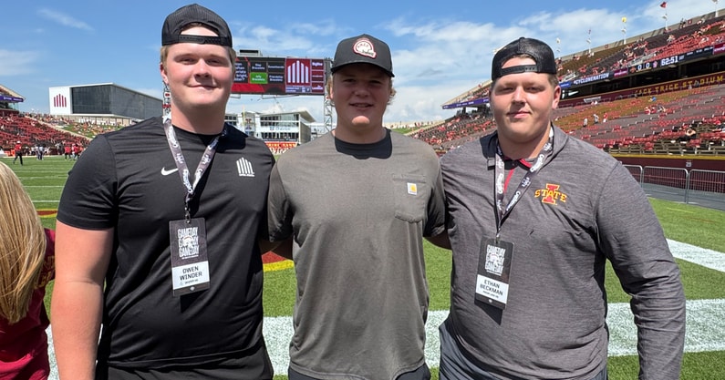 Owen Winder, Mason Bandhauer and Ethan Beckman