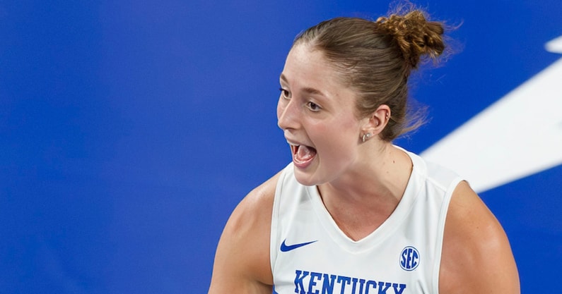 Kentucky volleyball outside hitter Brooklyn DeLeye - UK Athletics