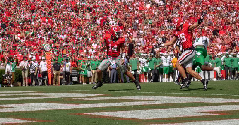Gunner Stockton runs in a TD