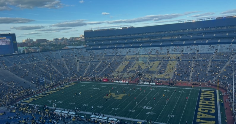Michigan Wolverines football stadium. (Photo by Clayton Sayfie / TheWolverine.com)