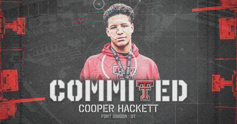 Cooper Hackett has committed to Texas Tech
