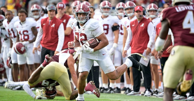 Alabama OL Parker Brailsford