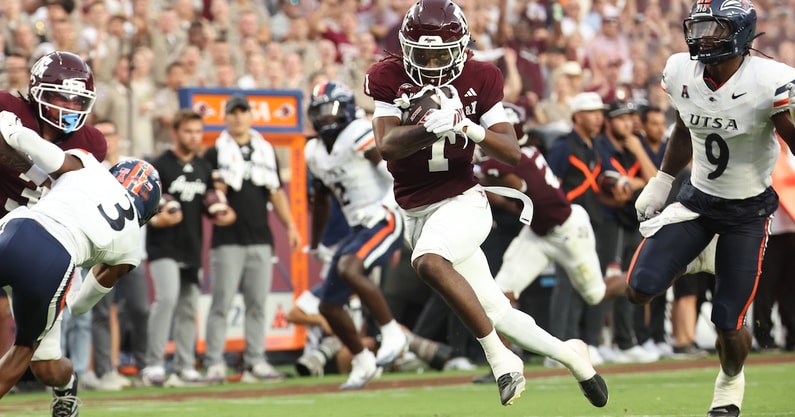UTSA- Craver TD (A&M photo)