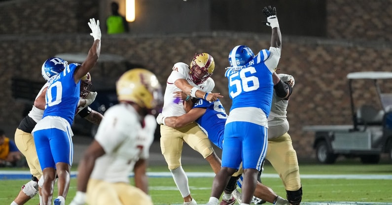Duke football defense