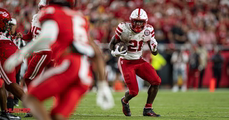 Emmett Johnson Nebraska football 2025