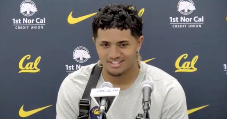 Cal quarterback Jaron-Keawe Sagapolutele