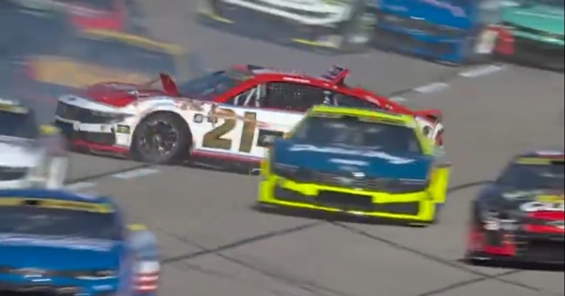 Josh Berry Darlington wreck
