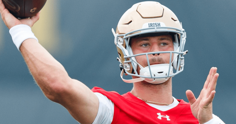 Notre Dame QB CJ Carr