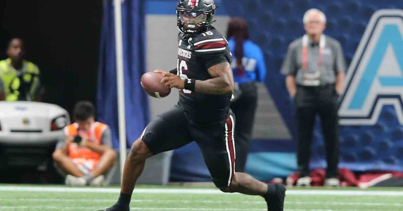 LaNorris Sellers-South Carolina-Virginia Tech-August 31 2025-CJ Driggers-GamecockCentral