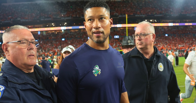 marcus freeman on3 fp miami postgame