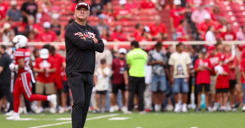 Texas Tech head coach Joey McGuire (Photo by Chase Seabolt/RedRaiderSports.com)