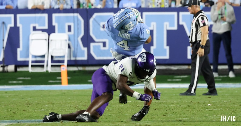UNC running back Caleb Hood