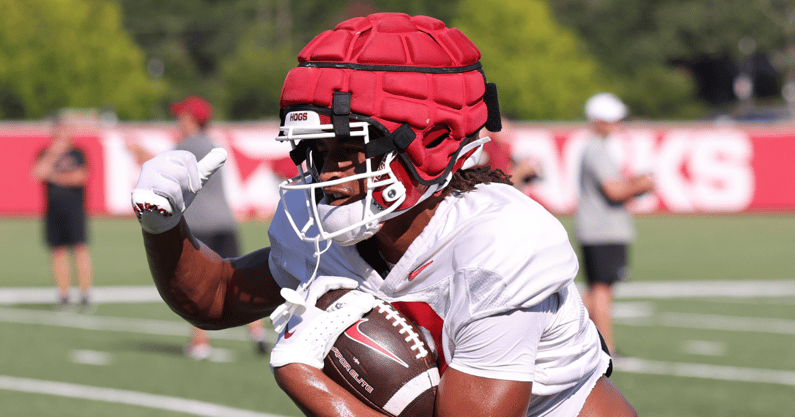 Antonio-Jordan-injury-update-Sam-Pittman-reveals-timeline-of-return-for-Arkansas-WR