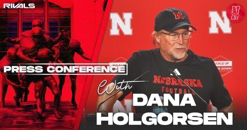 Nebraska football offensive coordinator Dana Holgorsen at Huskers post-Cincinnati press conference