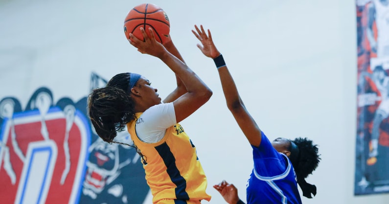 Four-star forward Amari Byles will officially visit Ohio State this month. (Photo by The Dallas Morning News)