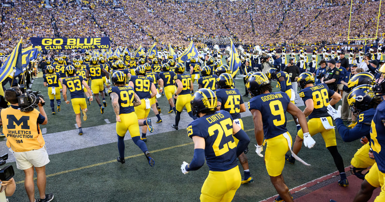 Michigan tunnel stadium the big house