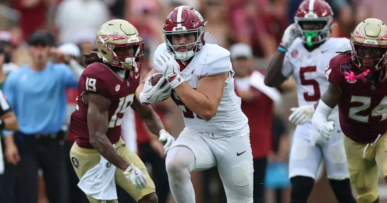 Alabama TE Josh Cuevas