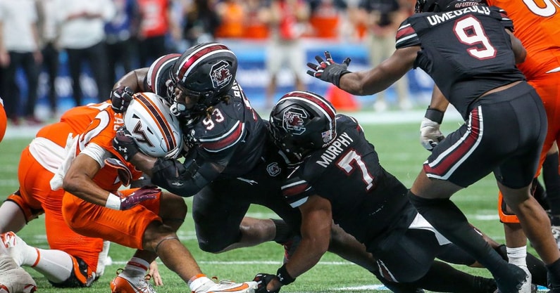 south carolina gamecocks dl nick barrett