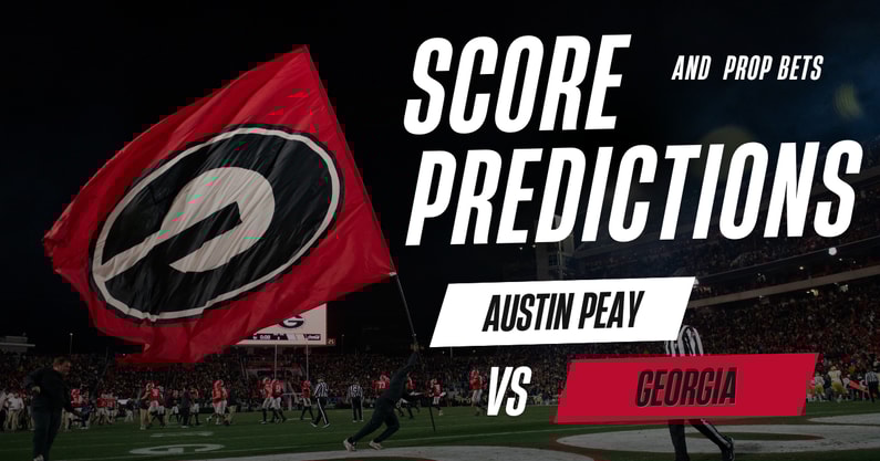 Georgia score predictions