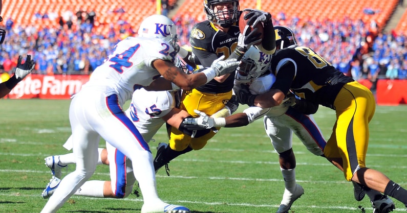 NCAA Football: Kansas vs Missouri