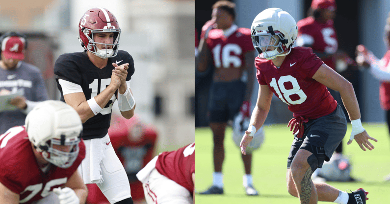 Ty Simpson and Bray Hubbard, Alabama