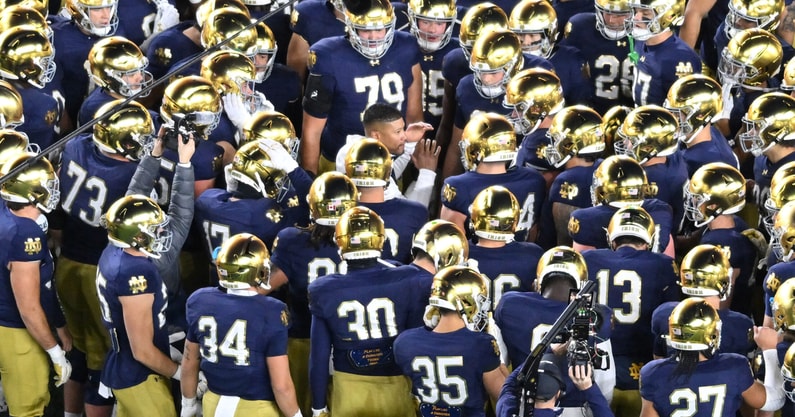 Marcus Freeman and Notre Dame