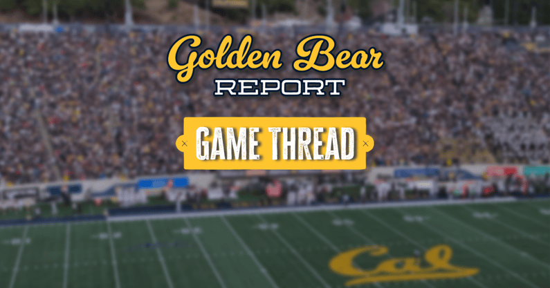 Cal football game thread (Golden Bear Report)