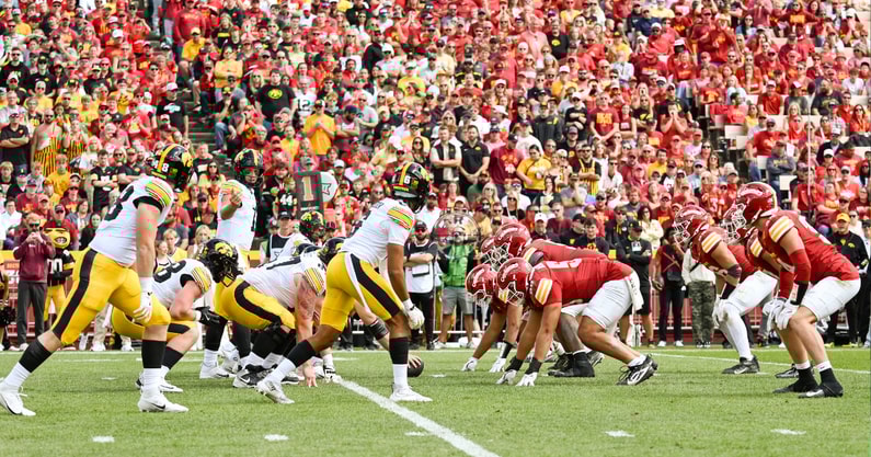 The Hawkeyes lost in Ames for the first time since 2011. (Photo by Dennis Scheidt)