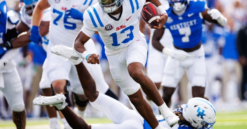 NCAA Football: Mississippi at Kentucky