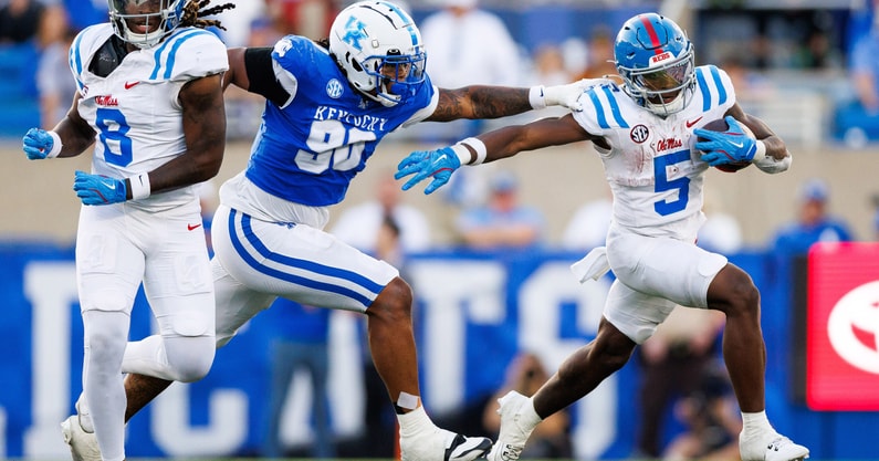 NCAA Football: Mississippi at Kentucky