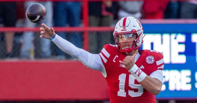 Dylan Raiola Nebraska Akron football