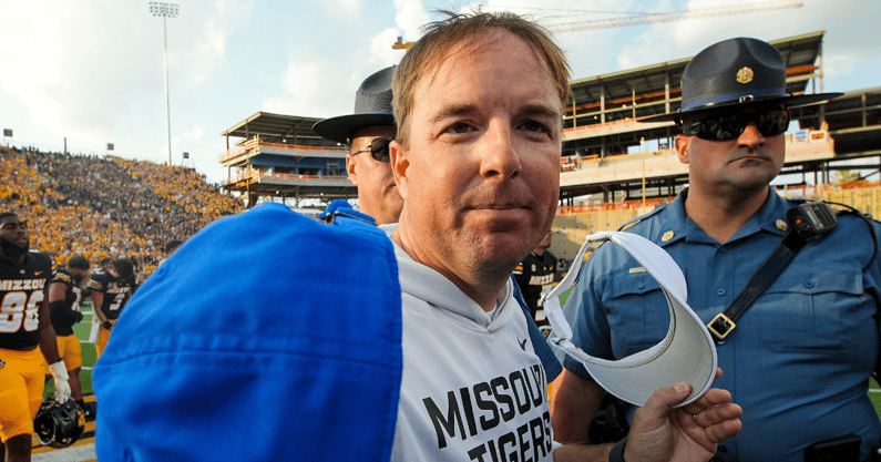 Eli-Drinkwitz-trolls-fan-for-saying-he-should-be-fired-during-win-over-Kansas