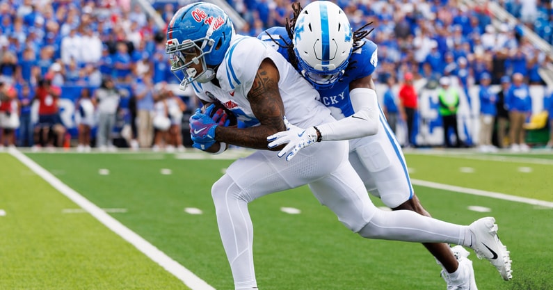 NCAA Football: Mississippi at Kentucky