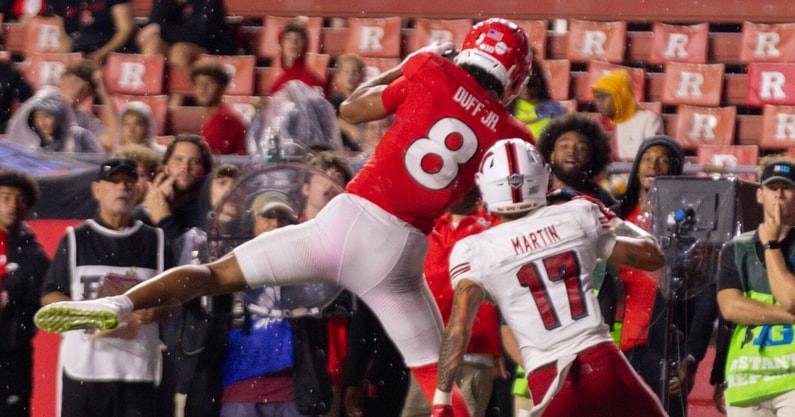Rutgers Football WR KJ Duff