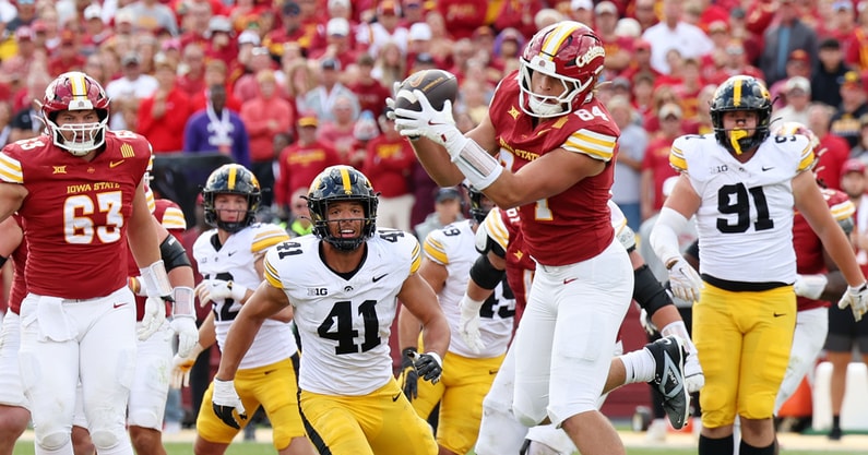 NCAA Football: Iowa at Iowa State