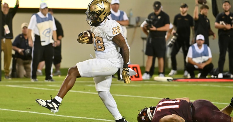 NCAA Football: Vanderbilt at Virginia Tech