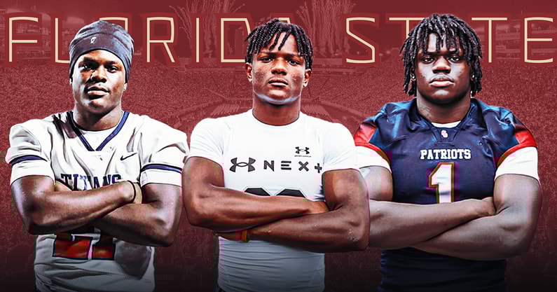 Derrek Cooper, Amari Latimer and Javari Barnett fsu afi