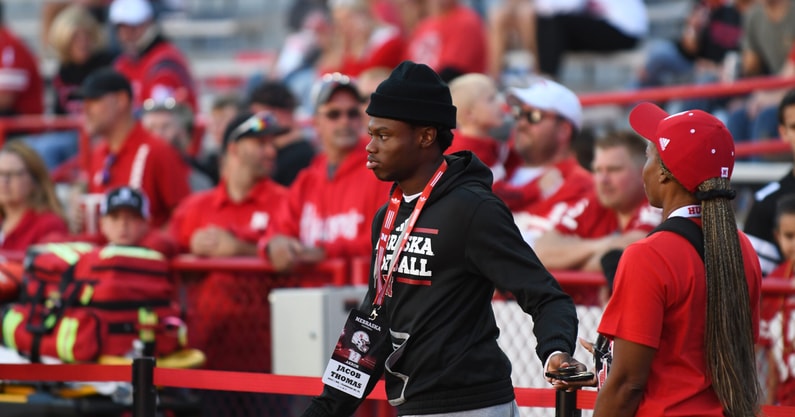 2027 WR Jacob Thomas at Nebraska