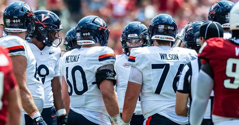 UVa OL Brady Wilson and Drake Metcalf