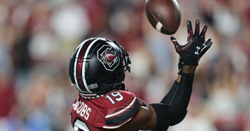 south carolina gamecocks wr vandrevius jacobs
