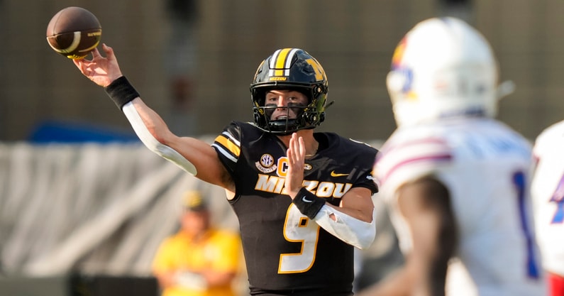 NCAA Football: Kansas at Missouri